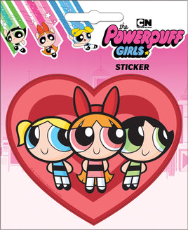 Powerpuff Girls Heart Trio Sticker