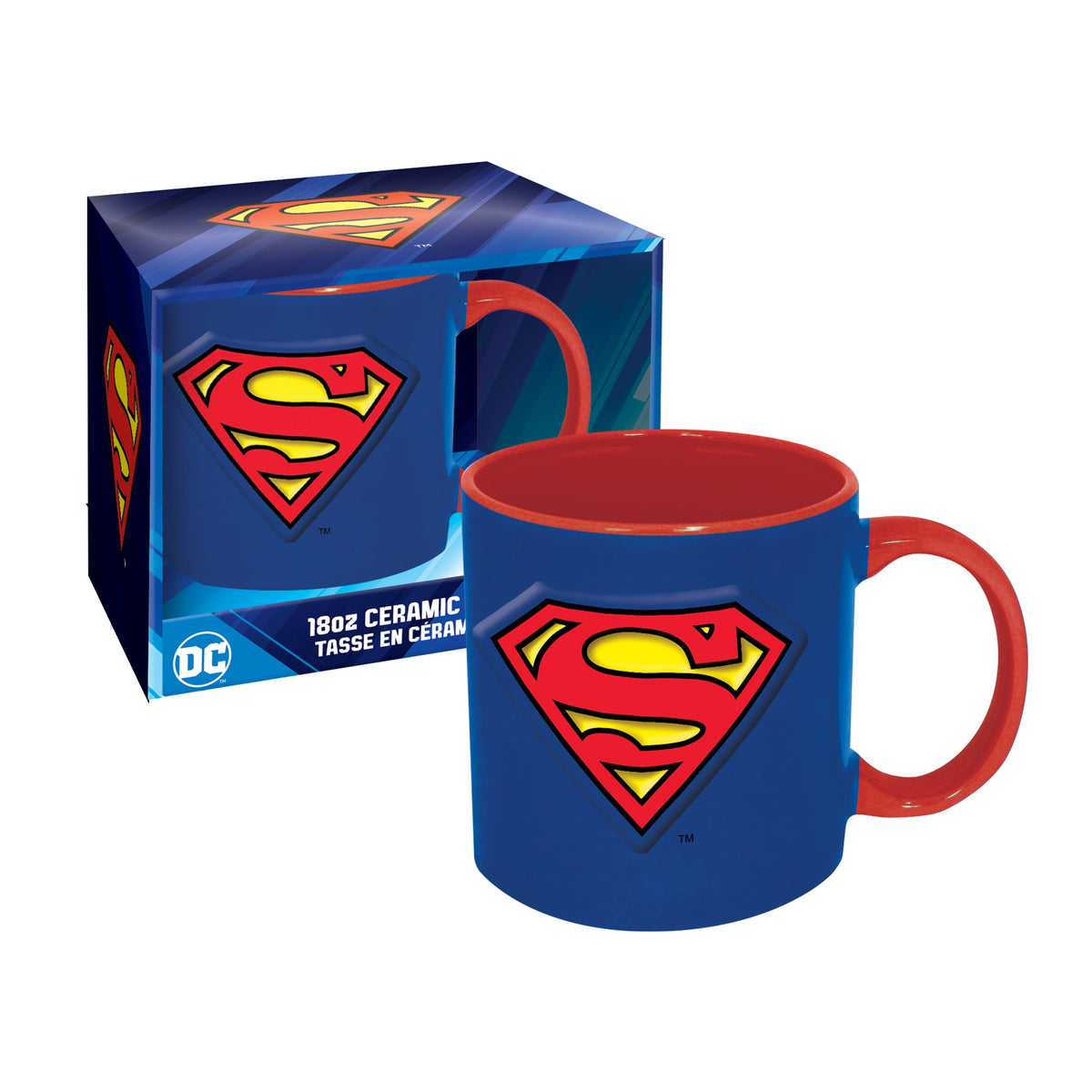 Superman 18oz Ceramic Coffee Mug| St. Mark's Comics
