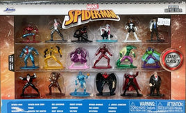Jada Nano Metalfigs Marvel Series 9 Spider-Man 18-Pack Figure Collector's Set
