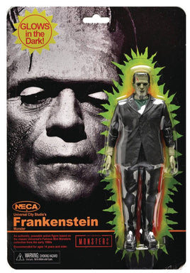 NECA Universal Monsters Retro Glow in the Dark Frankenstein's Monster 7in Action Figure