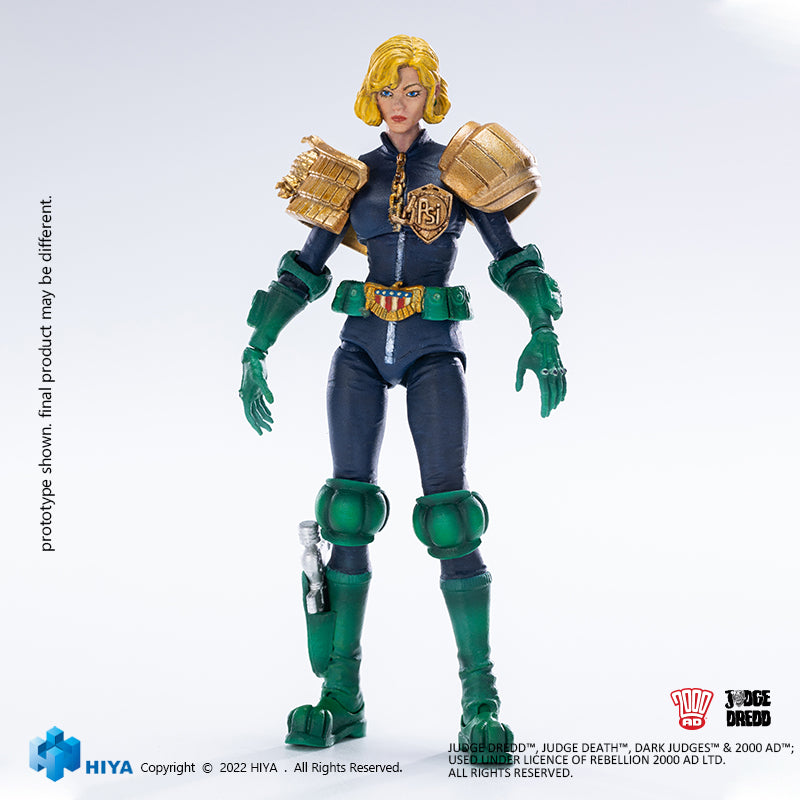 2000 A.D. Judge Dredd Judge Anderson with Lawmaster MkII Exclusive 118 Action Figure Vehicle Hiya Toys 2000 A.D. Judge Dredd Judge Anderson with Lawmaster MkII Exclusive 118 Action Figure Vehicle Hiya Toys