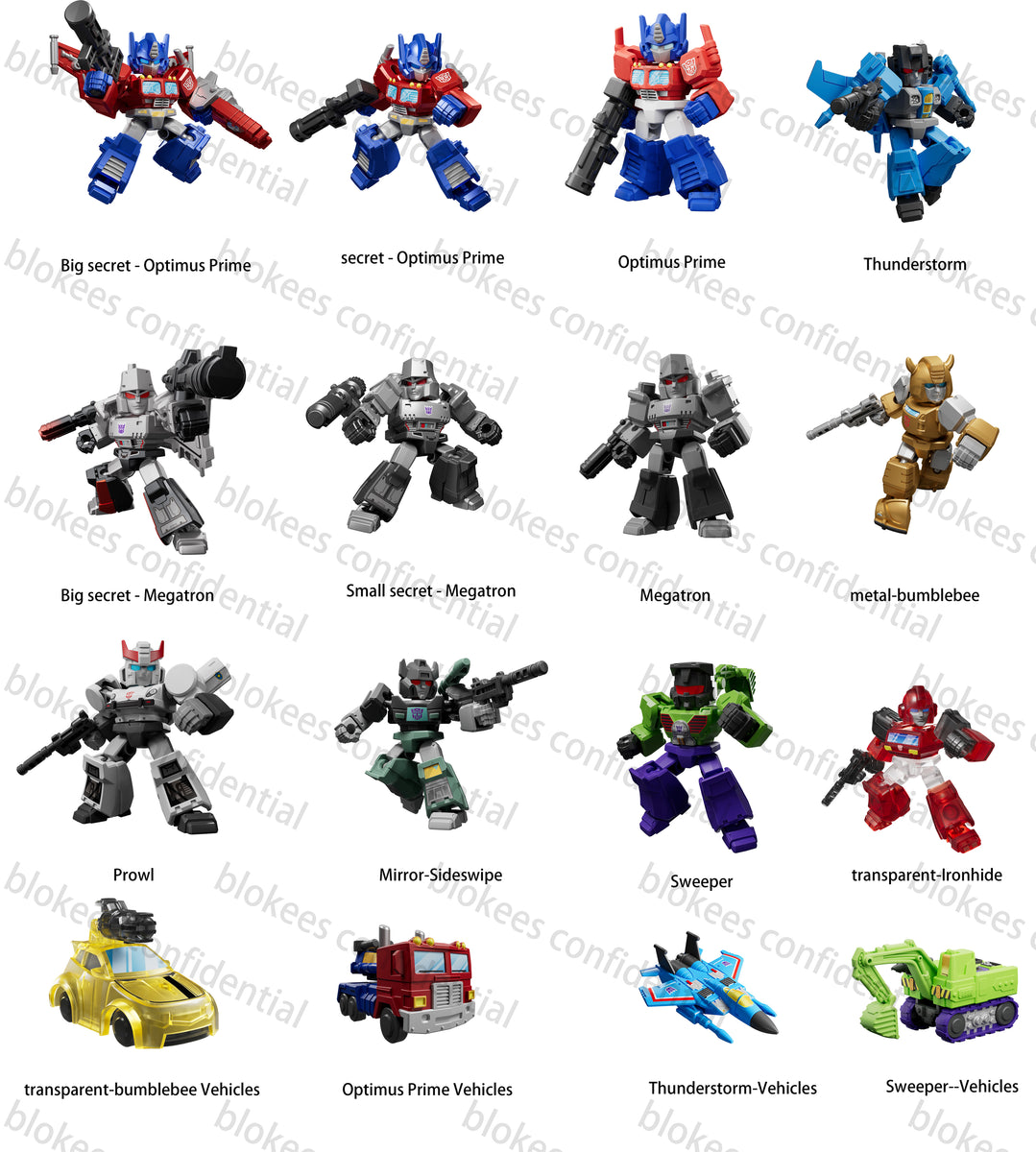 Transformers Blokees Defender Version Series 1 Blind Box Model Kit
