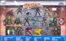 Jada Nano Metalfigs Marvel Series 7 Spider-Man 18-Pack Figure Collector's Set