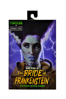 Neca Teenage Mutant Ninja Turtles x Universal Monsters April as Bride of Frankenstein 7" Action Figure