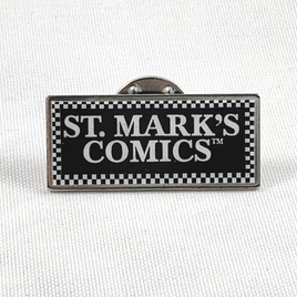 Classic St. Mark's Comics® Logo Enamel Pin