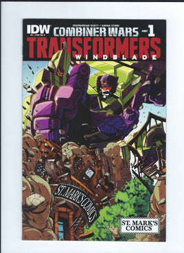 Transformers Windblade Combiner Wars #1 St. Mark's Comics Retailer Exclusive Variant Cover