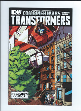Transformers #39 Combiner Wars St. Mark's Comics Retailer Exclusive Variant Cover