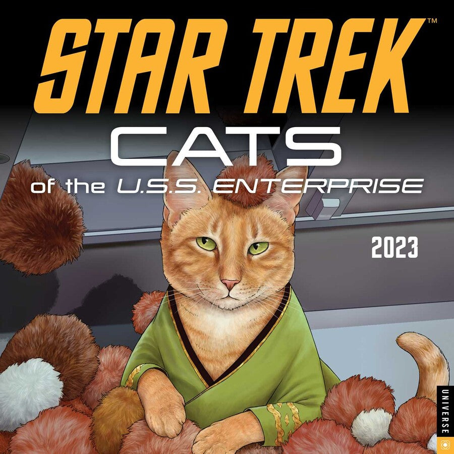 Star Trek Cats of the USS Enterprise 2023 Calendar St. Mark's Comics