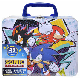 Sonic the Hedgehog 48 pc Jigsaw Puzzle in Metal Lunchbox
