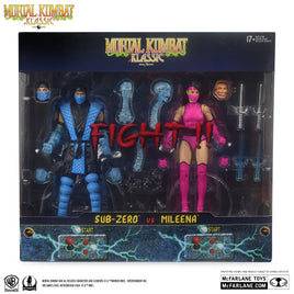 McFarlane Toys Mortal Kombat Klassic Sub-Zero Vs. Mileena Action Figure 2-Pack