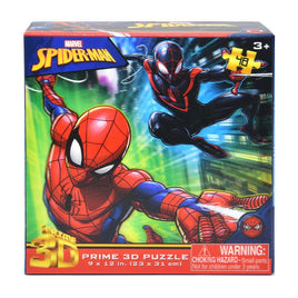 Prime 3D Spider-Man (Peter Parker, Miles Morales, & 2099) 48 pc Lenticular Jigsaw Puzzle