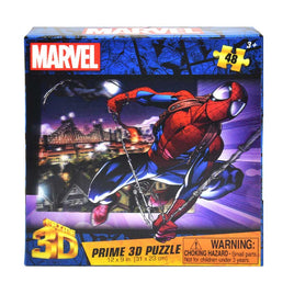 Prime 3D Spider-Man (by Mark Bagley) 48 pc Lenticular Jigsaw Puzzle