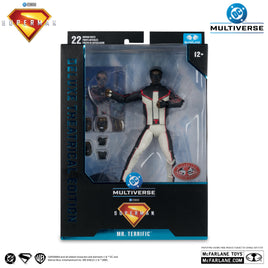 McFarlane Toys DC Multiverse Deluxe Theatrical Edition Mr. Terrific Platinum Edition Action Figure