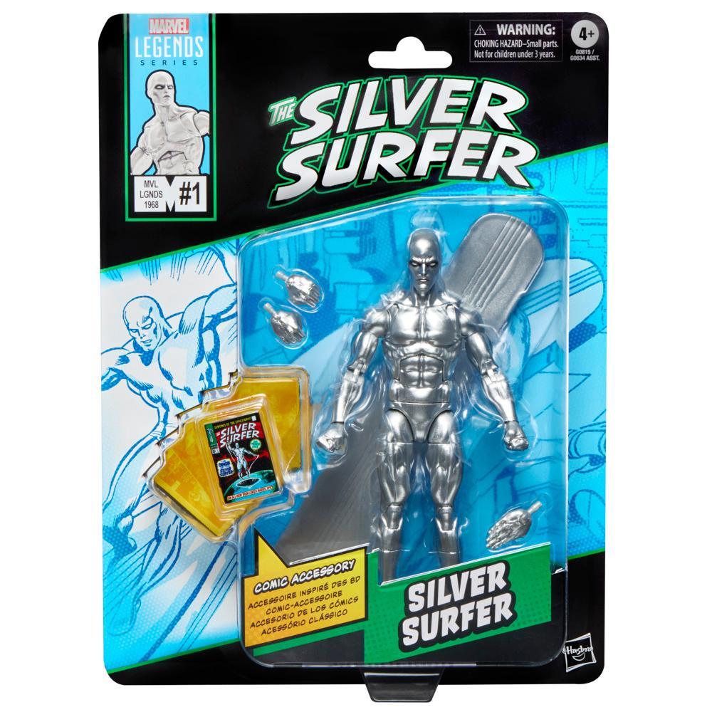 Hasbro Marvel Legends Mini-Comic Series Silver Surfer Action