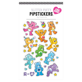 Pipstickers Care Bears: Unlock the Magic Glitter Puffy Sticker Pack