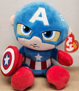 Ty Beanie Babies Captain America Beanbag Plush [2.0]