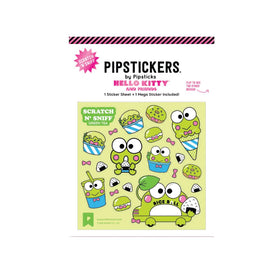 Pipstickers Hello Kitty and Friends Scratch N' Sniff Green Tea Keroppi Sticker Pack