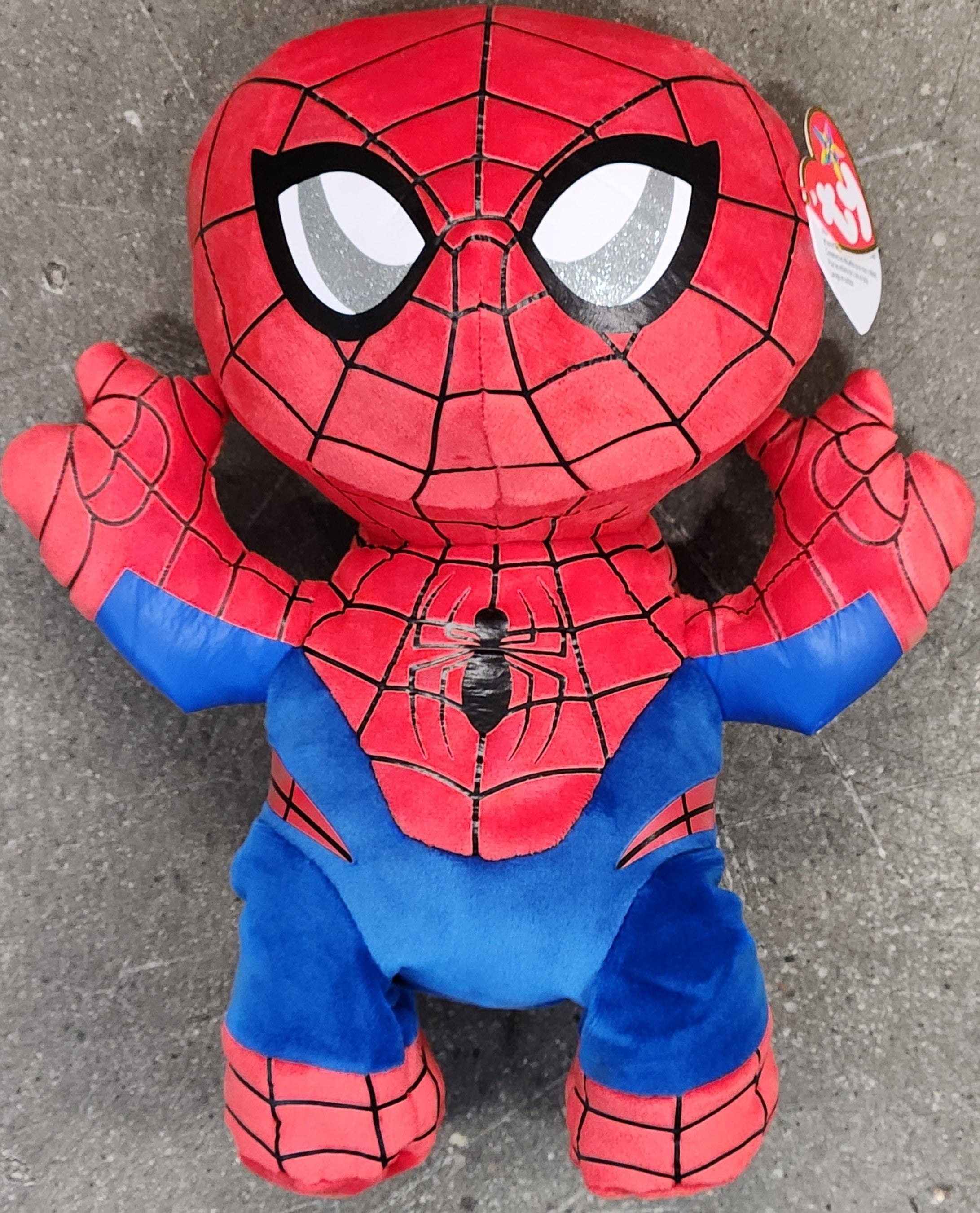  Ty Spiderman Plush, Red/blue, Regular : Toys & Games