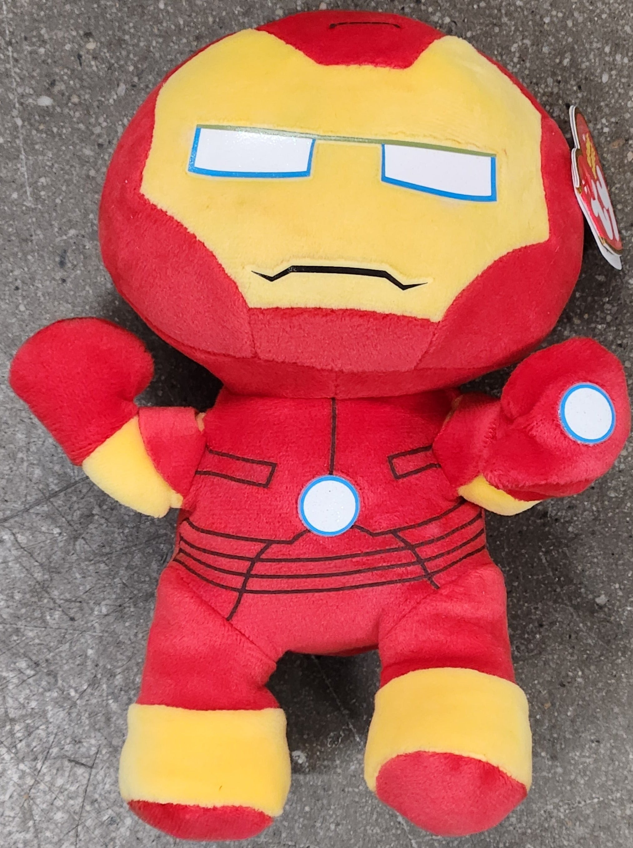 Pelucia Ty Beanies Iron Man Beanie Babies Homem De Ferro Pelucia Ty Beanies Iron Man Beanie Babies Homem De Ferro