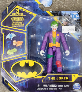 Spin Master Batman Joker (Purple Suit/Red Kneepad) 4" Action Figure