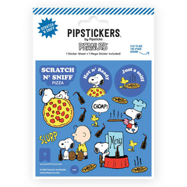 Pipstickers Peanuts Scratch N' Sniff Pizza Snoopy & Woodstock Sticker Pack