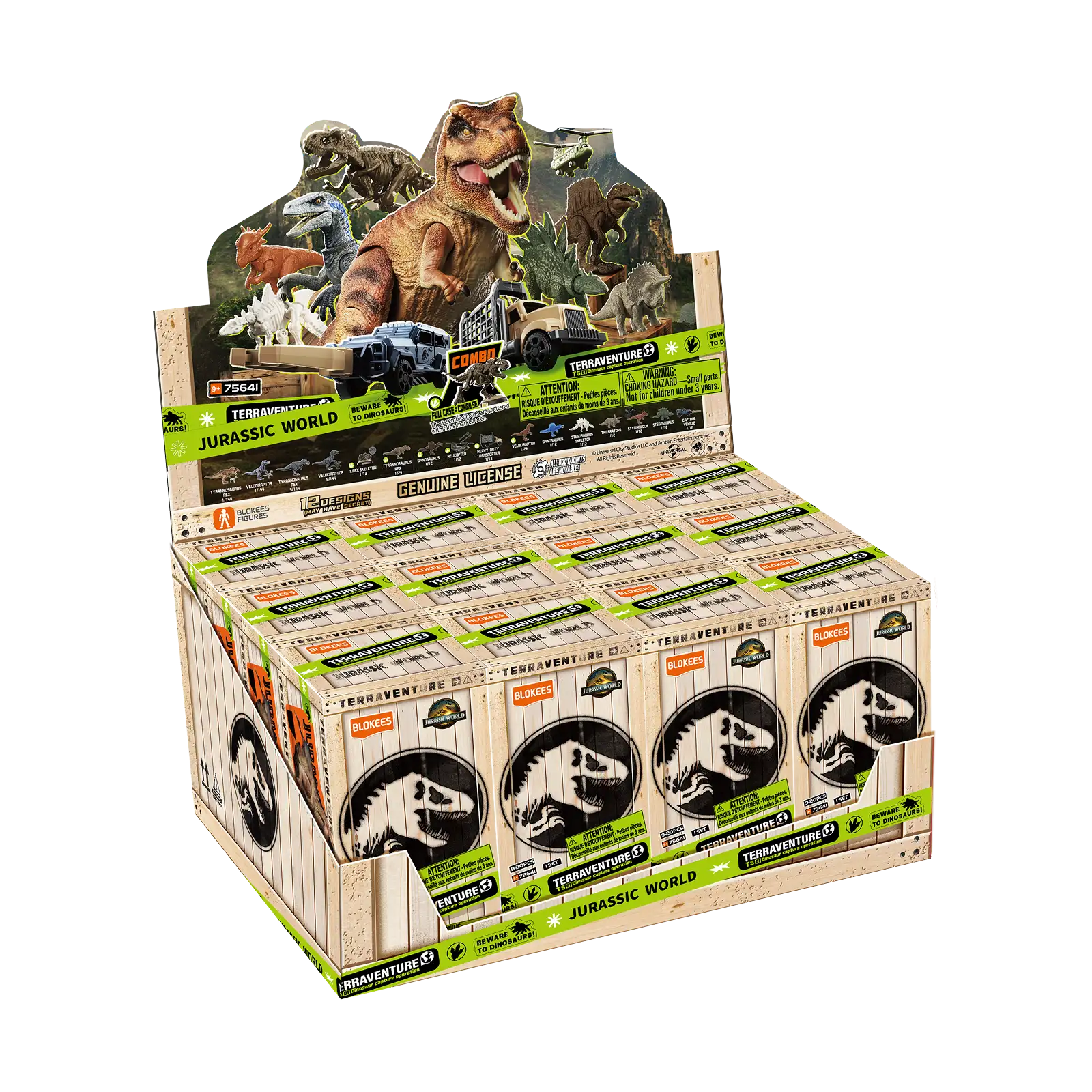 Jurassic World Blokees Terraventure Series 1 Blind Box Model Kit