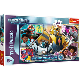 Transformers EarthSpark In the World of Transformers 300 pc Jigsaw Puzzle