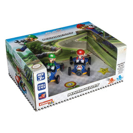 Carrera Mario Kart Pull & Speed Mario & Luigi Mach 8 Racers 2-Pack