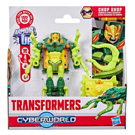 Transformers Cyberworld Armored Cyber Changers Chop Shop Action Figure