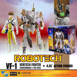 Toynami Robotech 1/100 Scale Transformable Ben Dixon's VF-1A Veritech Fighter Action Figure