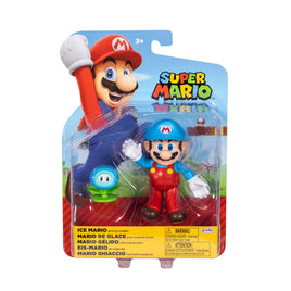 Jakks Pacific Super Mario Ice Mario with Ice Flower Action Figure [Open Hands]