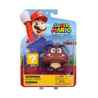 
              Jakks Pacific Super Mario Goomba with Question (?) Block Action Figure
            