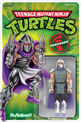 Super7 Teenage Mutant Ninja Turtles ReAction+ Shredder Action Figure