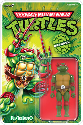 Super7 Teenage Mutant Ninja Turtles ReAction+ Raphael Action Figure