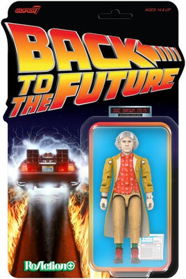 Super7 Back to the Future ReAction+ Doc Brown 2015 Action Figure