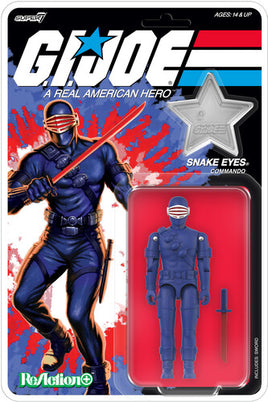 Super7 GI Joe ReAction+ Snake Eyes (USA 250) Action Figure