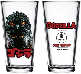 Toon Tumblers Godzilla (Head Close Up) Pint Glass