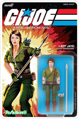 Super7 GI Joe ReAction+ Lady Jaye Action Figure