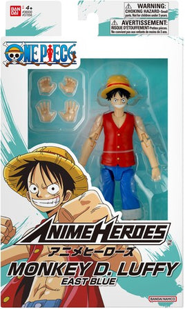 Bandai Anime Heroes One Piece Monkey D. Luffy (East Blue) Action Figure