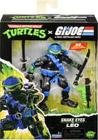 
              Playmates Teenage Mutant Ninja Turtles x GI Joe Snake Eyes Leo Action Figure
            