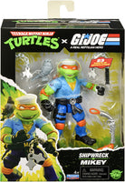 
              Playmates Teenage Mutant Ninja Turtles x GI Joe Shipwreck Mikey Action Figure
            