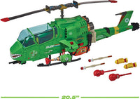 
              Playmates Teenage Mutant Ninja Turtles x GI Joe Turtle-Fly Copter Vehicle
            