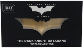 DC Comics Batman The Dark Knight Trilogy Batarang Limited Edition Metal Prop Replica