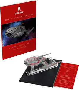 Master Replicas Star Trek: The Starship Library Vol. 5 USS Shenzhou NCC-1227 Book & Die-Cast Ship Set