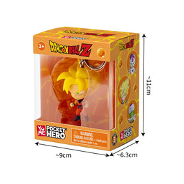 YuMe DragonBall Z Pocket Hero Super Saiyan Goku Keychain