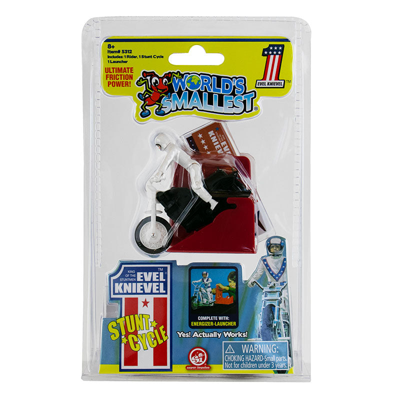 World's Smallest Evel Knievel Stunt Cycle Playset| St. Mark's Comics