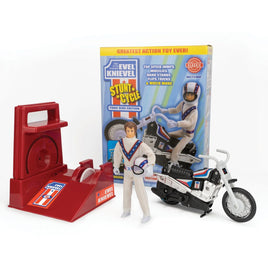 Classic Evel Knievel Stunt Cycle (Trail Bike Edition) Playset