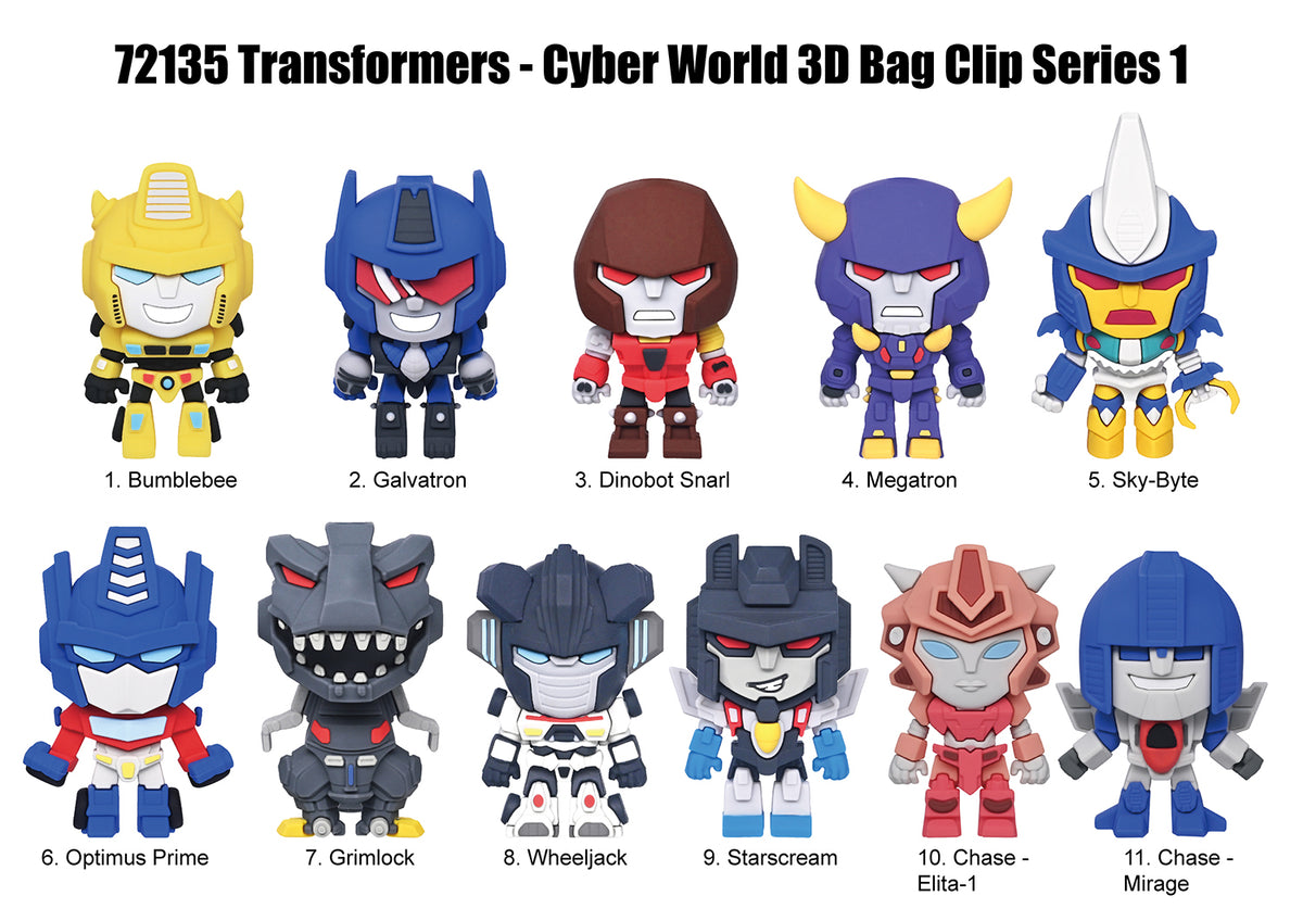 Monogram Transformers Cyberworld Series 1 Figural Bag Clip Blind Bag ...