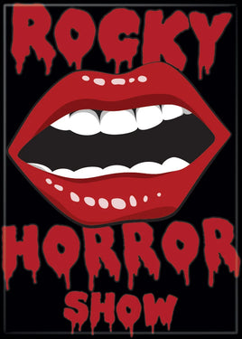 Rocky Horror Show Lips Logo Magnet