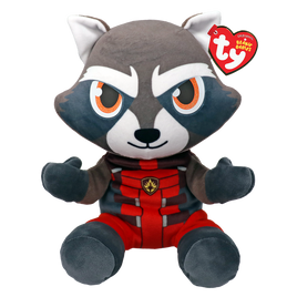 Ty Beanie Babies Rocket Raccoon Beanbag Plush